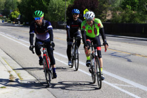 Riders returning from their ride