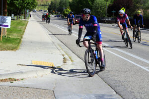 More riders returning from their ride.